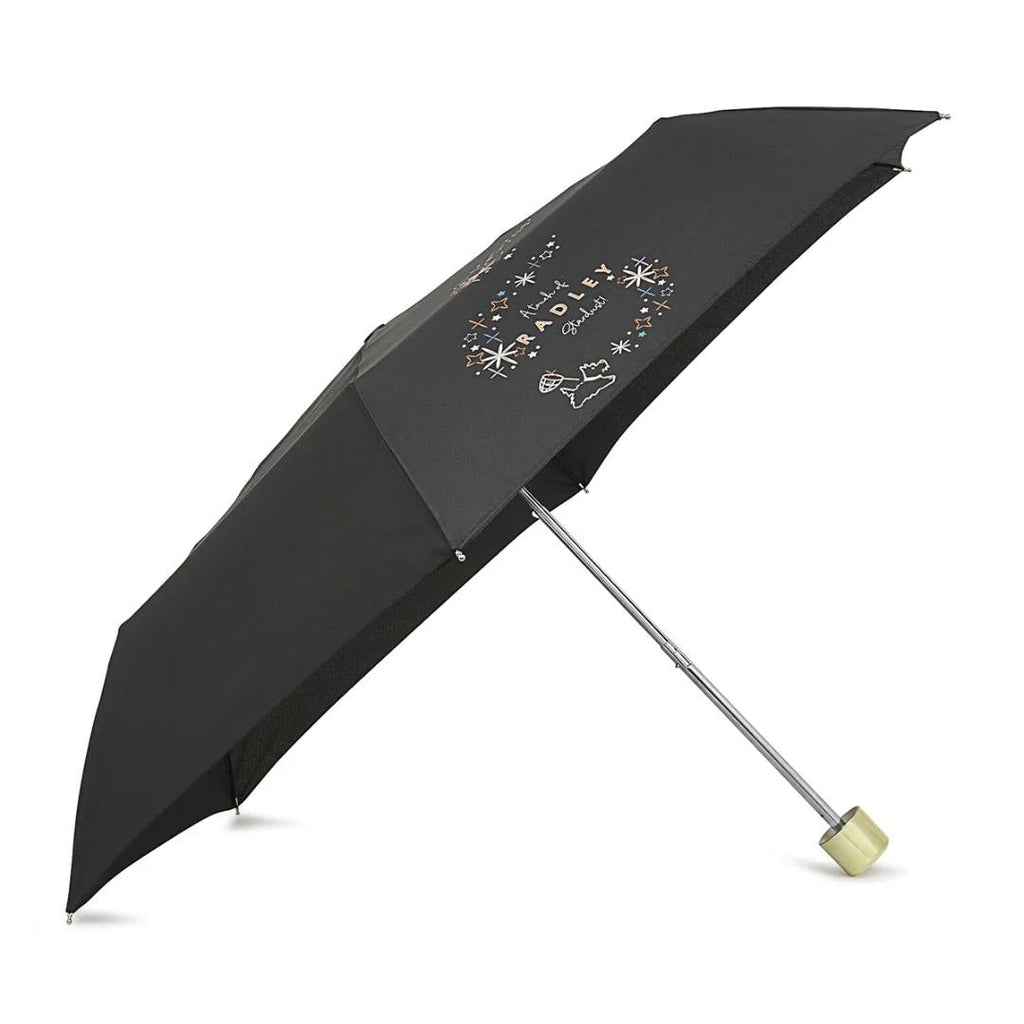 Radley Stardust Responsible Handbag Umbrella - Black - Beales department store