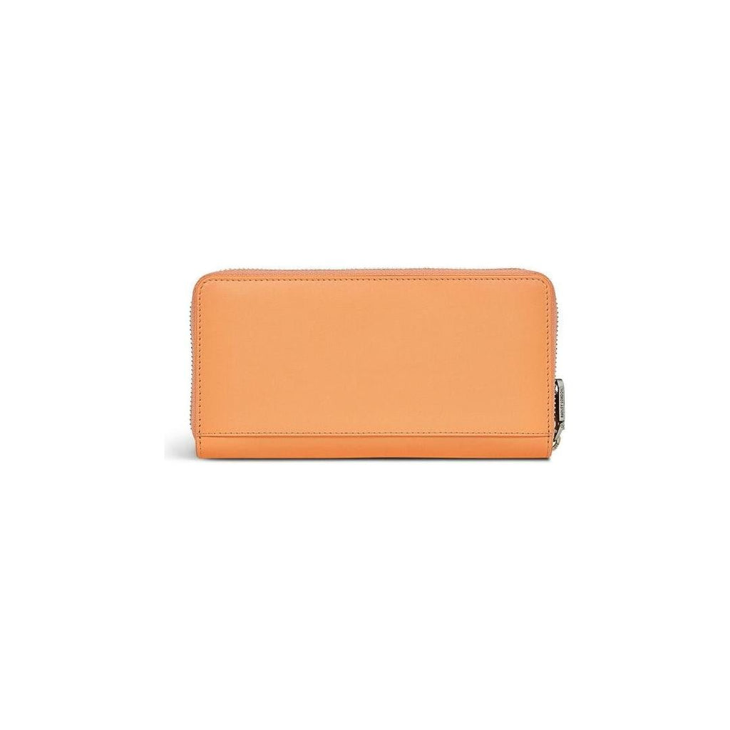 Radley The Grass Is Greener Large Zip Around Matinee Purse - Apricot - Beales department store