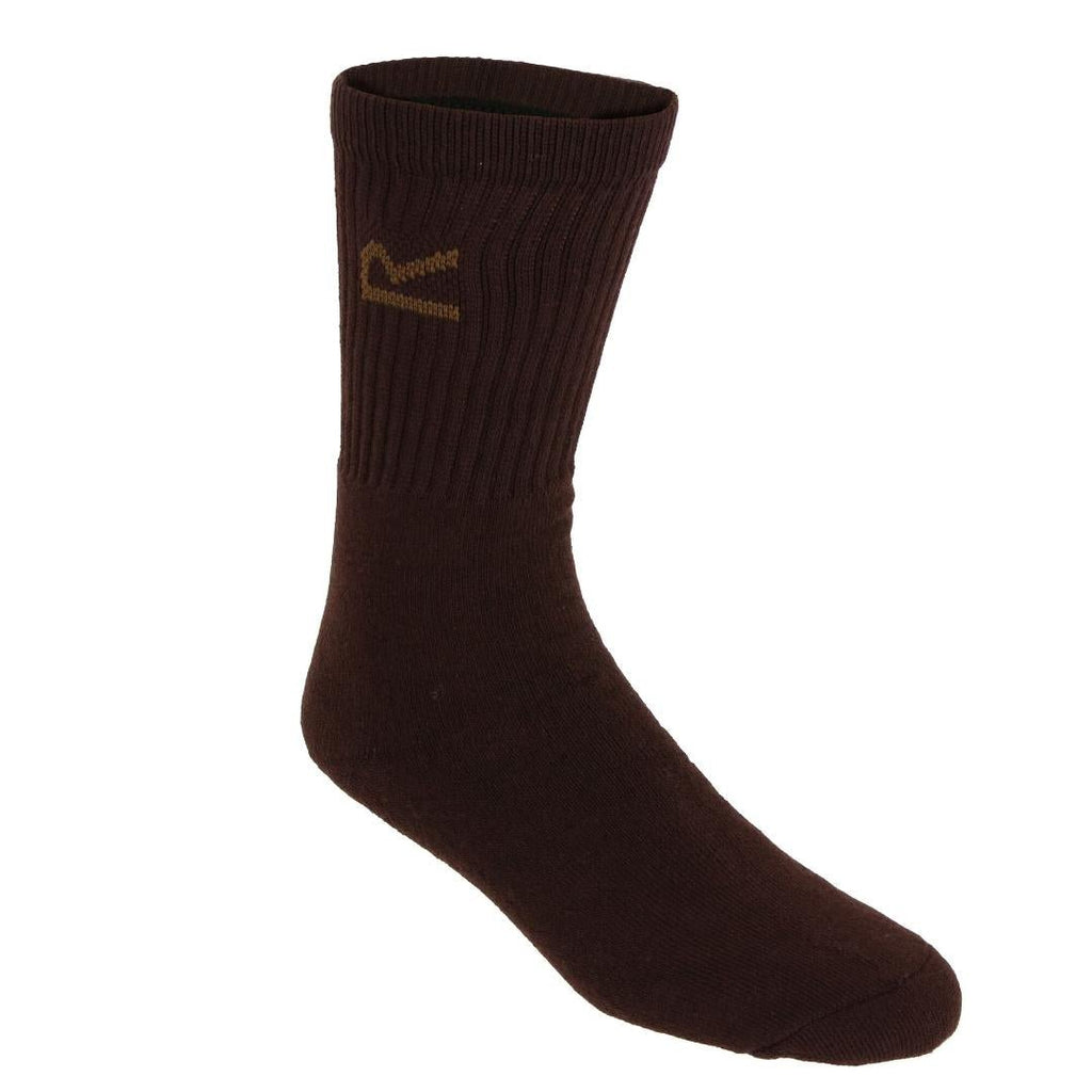 Regatta Men's 3 Pack Socks - Dark Brown Marl - Beales department store
