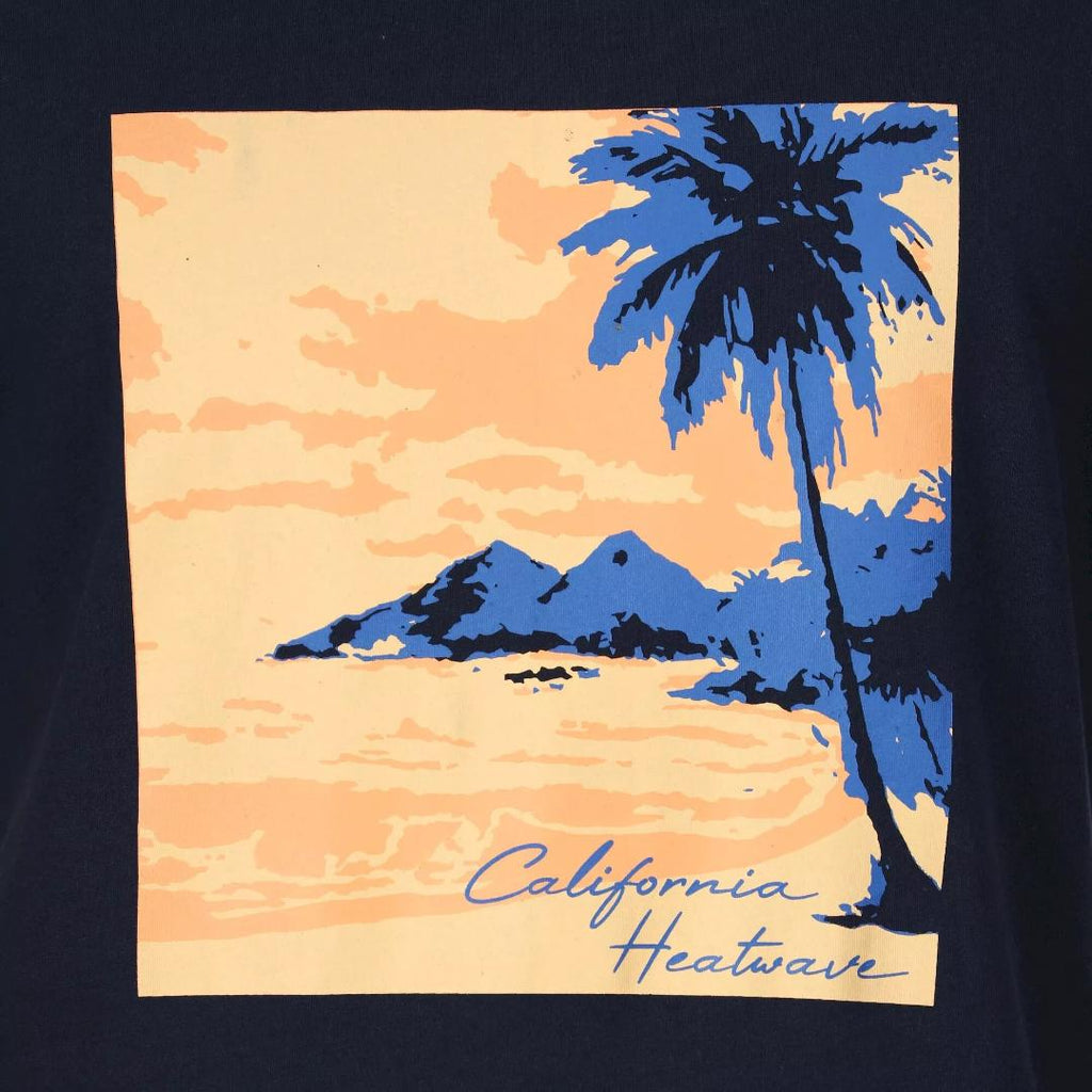 Regatta Men's Cline VII Graphic T-Shirt - Navy Heatwave - Beales department store