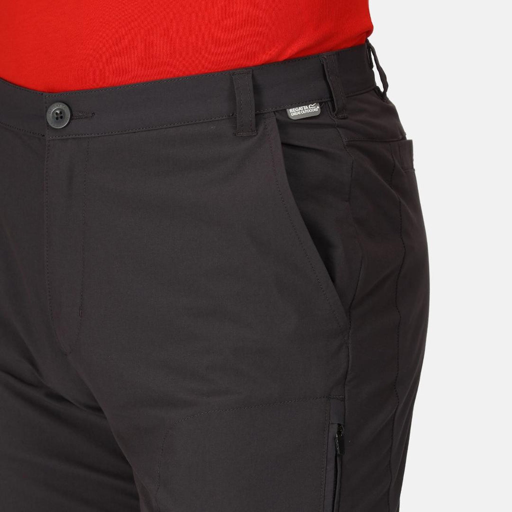Regatta Men's Highton Long Walking Shorts - Seal Grey - Beales department store