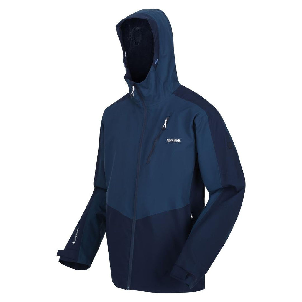 Regatta Men's Highton Stretch II Waterproof Jacket Moonlight Denim - Navy - Beales department store