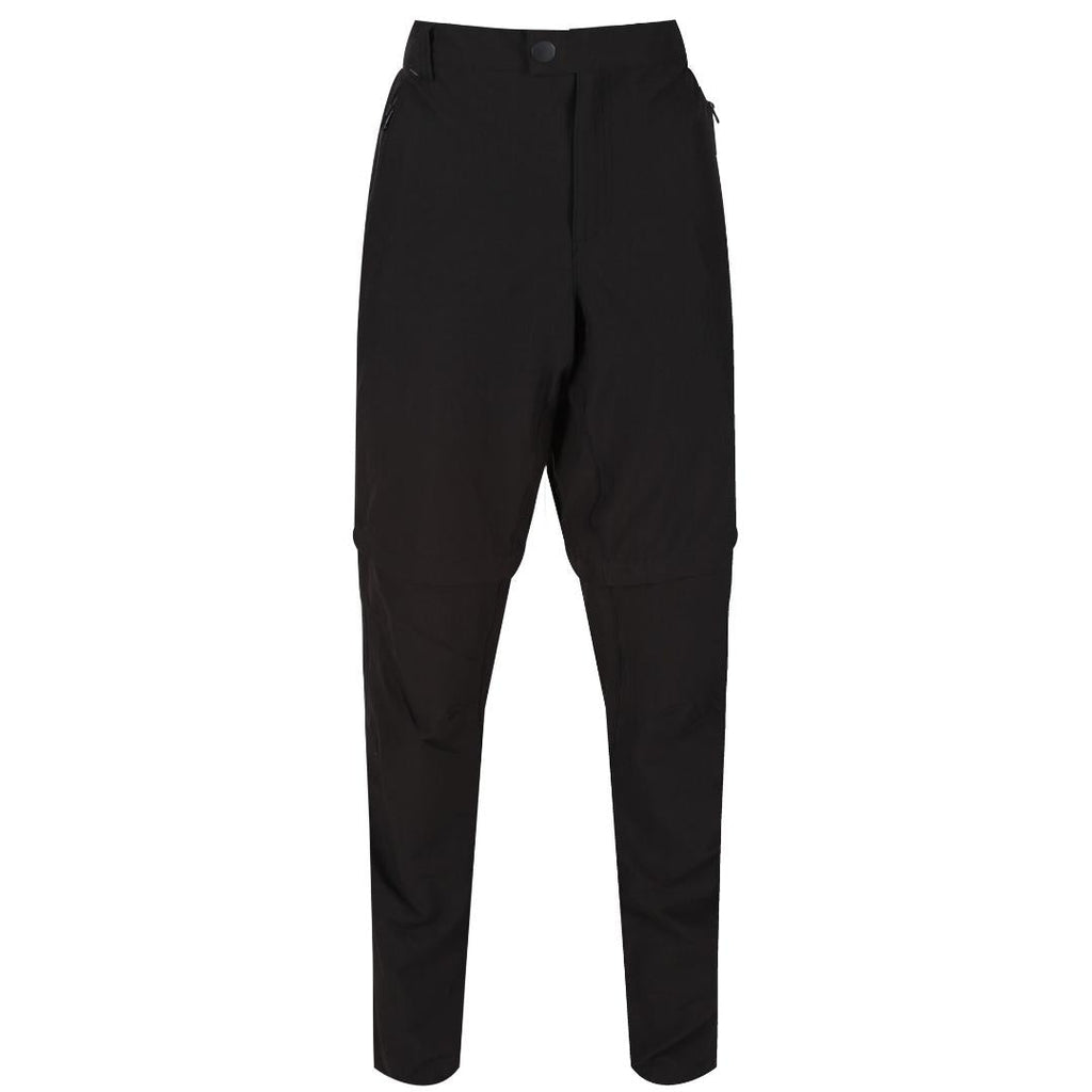 Regatta Men's Highton Zip Off Walking Trousers - Black - Beales department store