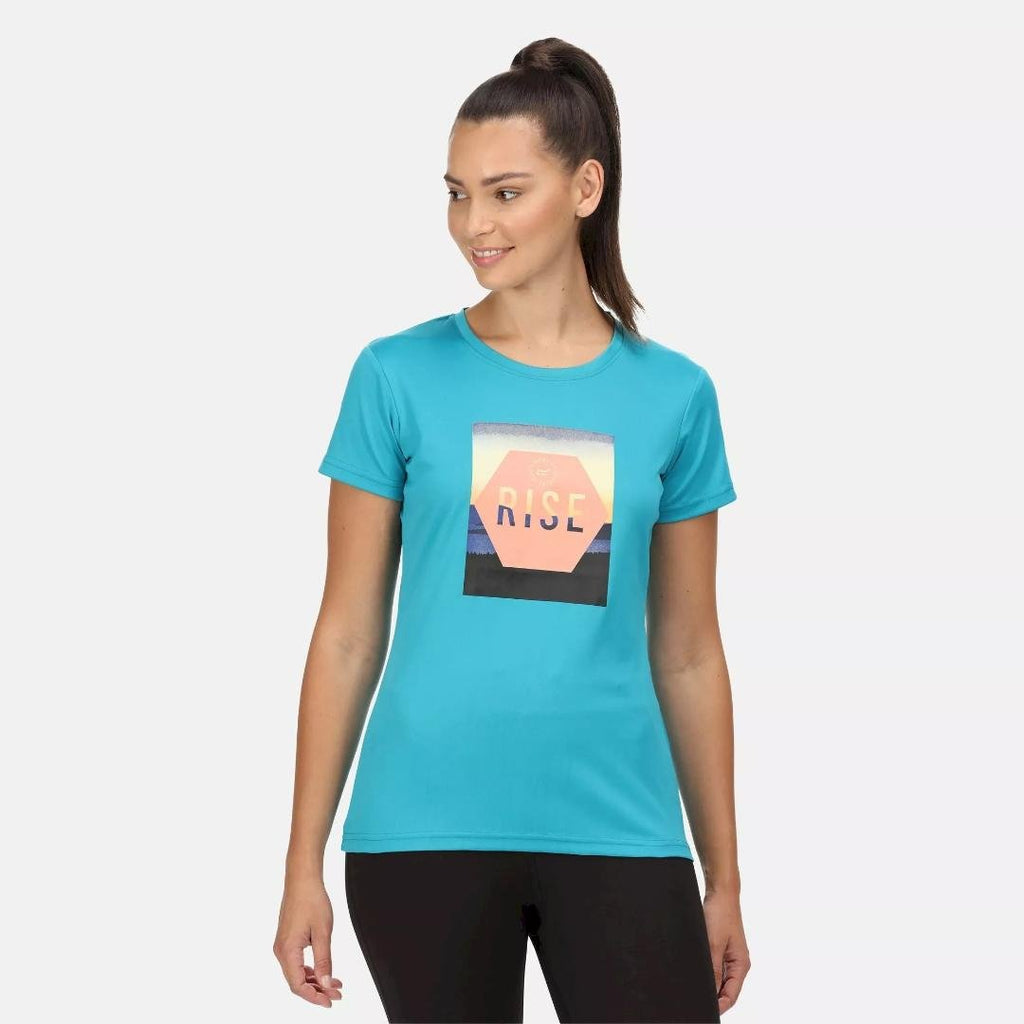 Regatta Women's Fingal VI Print T-Shirt - Enamel - Beales department store
