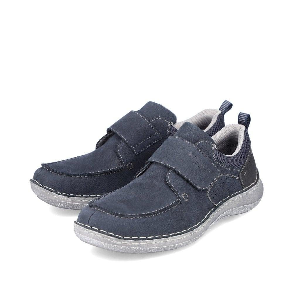 Rieker 03058-14 Sergio Mens Shoes - Blue - Beales department store