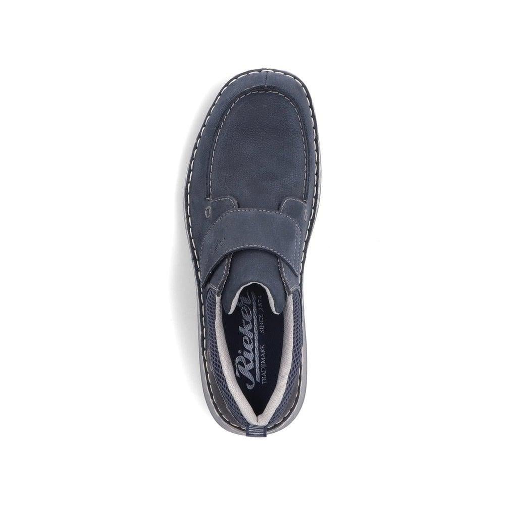 Rieker 03058-14 Sergio Mens Shoes - Blue - Beales department store