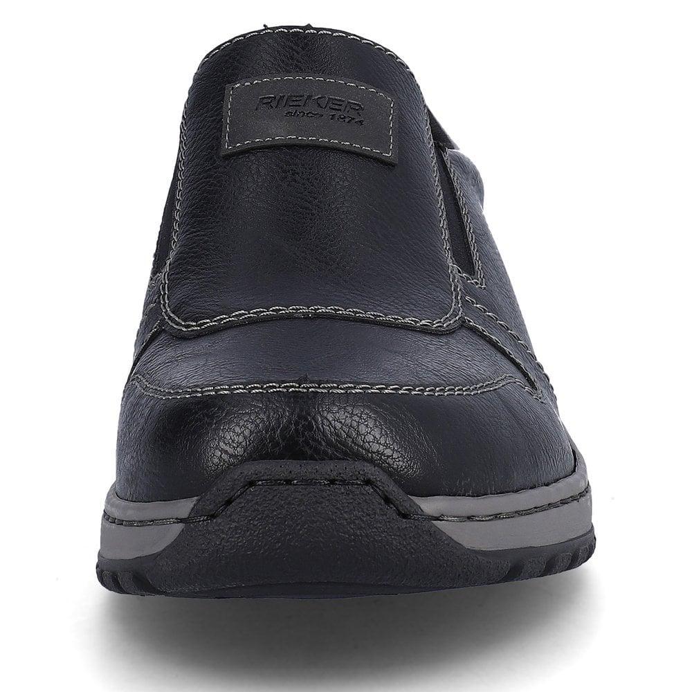 Rieker 03355-00 Tibor Mens Shoes - Black - Beales department store