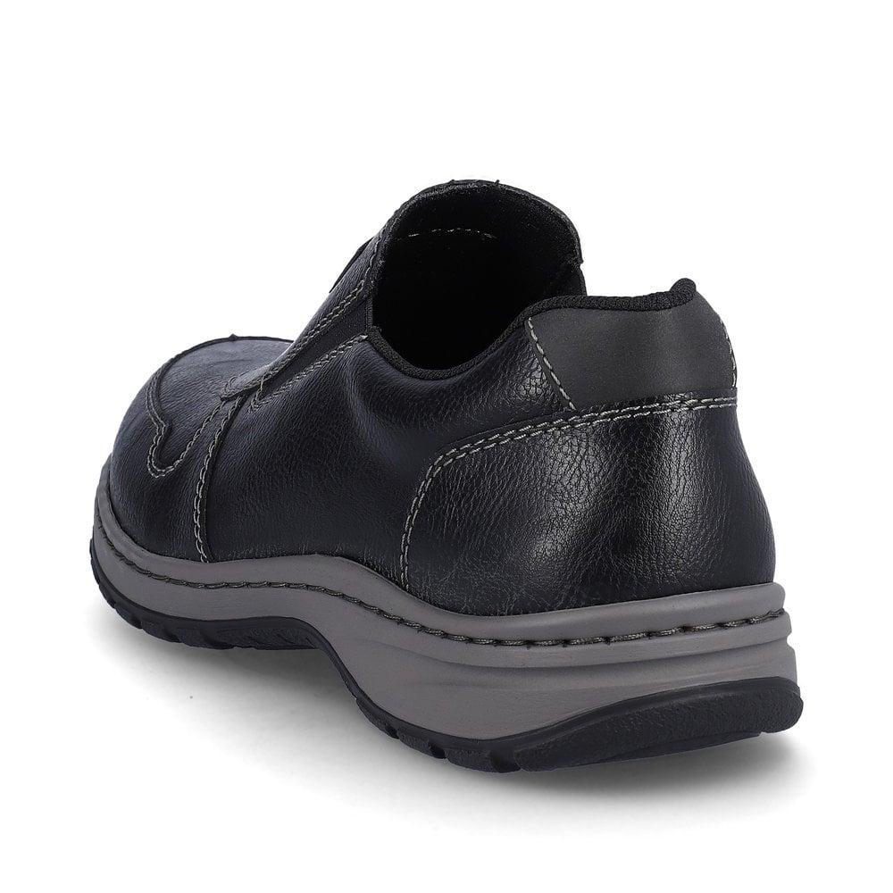Rieker 03355-00 Tibor Mens Shoes - Black - Beales department store
