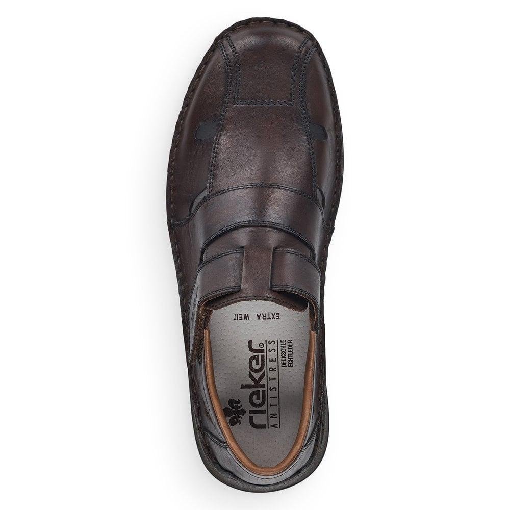 Rieker 05269-25 Axel Mens Shoes - Brown - Beales department store