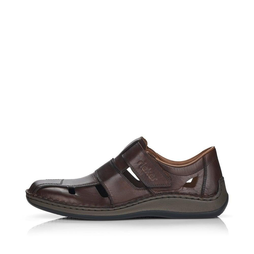 Rieker 05269-25 Axel Mens Shoes - Brown - Beales department store