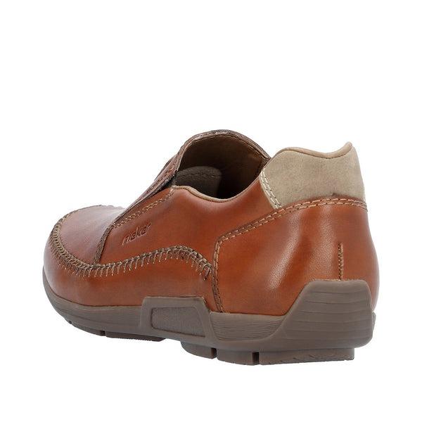 Rieker 09053-24 Graham Mens Shoes - Brown - Beales department store