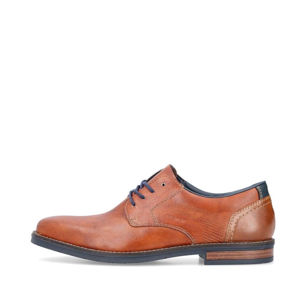 Rieker 13516-22 Dimitri Mens Smart Shoes - Brown - Beales department store
