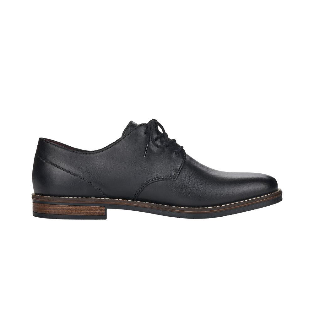 Rieker 13519-00 Men's Dimitri Black Lace Up Shoes - Beales department store