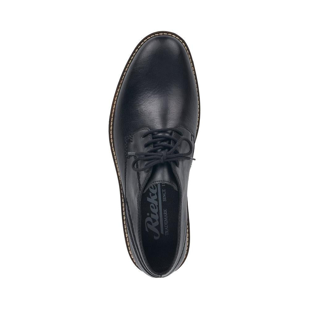 Rieker 13519-00 Men's Dimitri Black Lace Up Shoes - Beales department store
