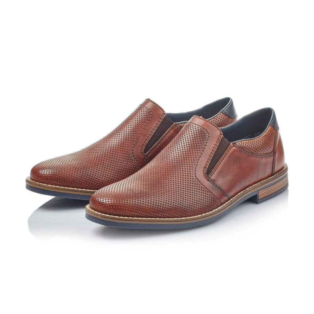 Rieker 13571-24 Dimitri Mens Smart Shoes - Brown - Beales department store