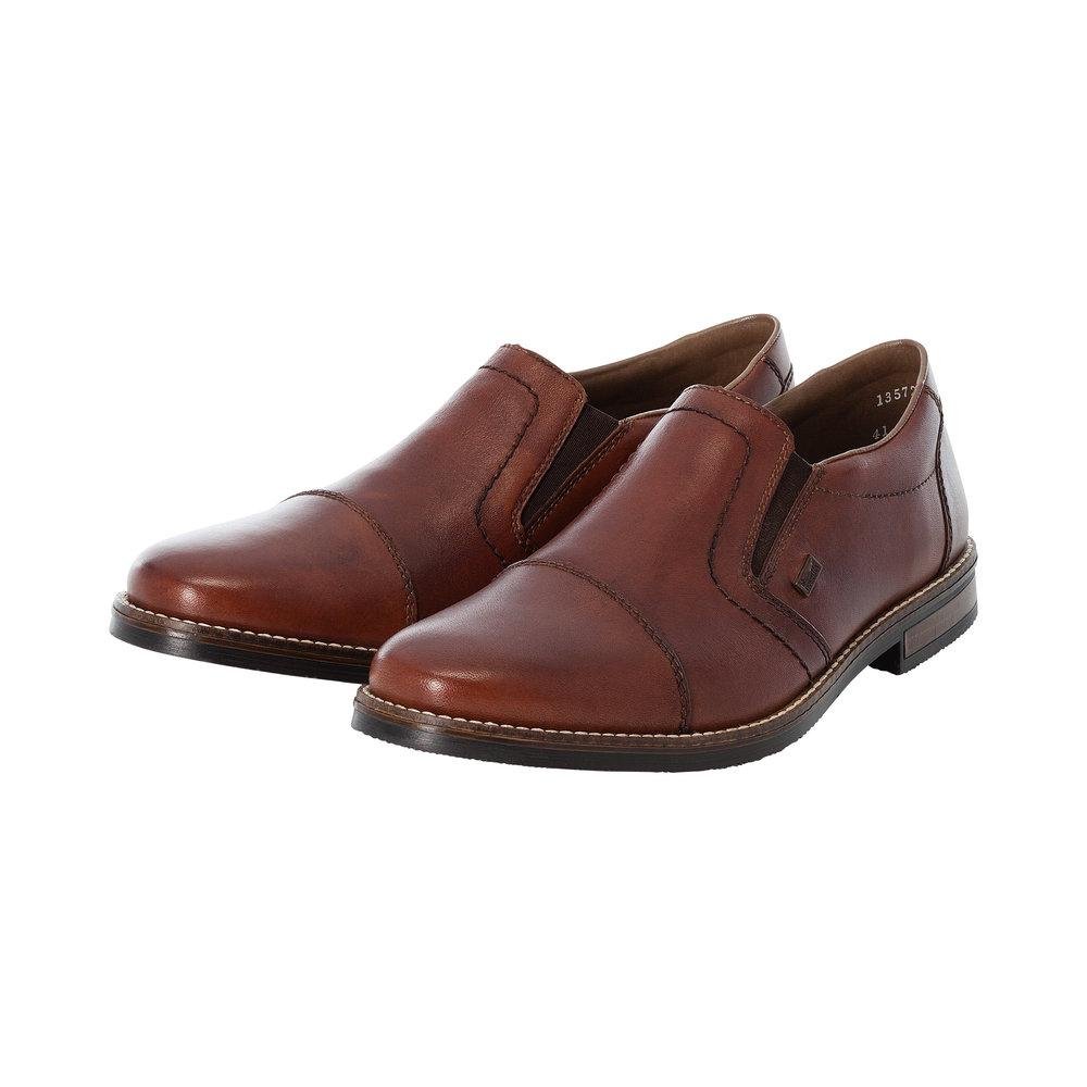 Rieker 13572-24 Men's Brown Slip On Shoes - Beales department store