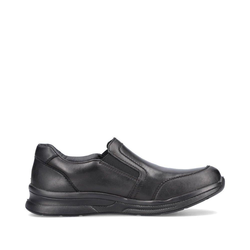 Rieker 14850-00 Mens Shoes - Black - Beales department store