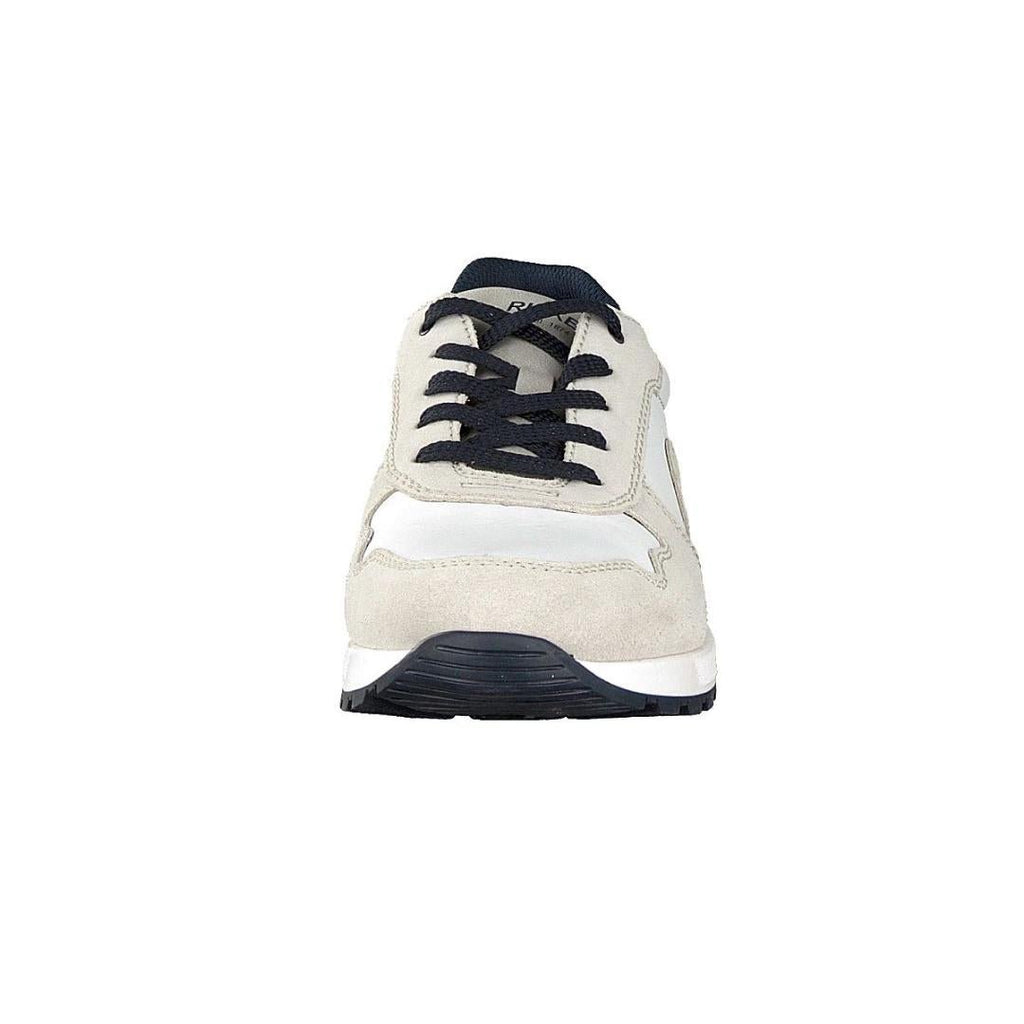 Rieker 15113-80 Thomas Mens Trainers - White Combination - Beales department store
