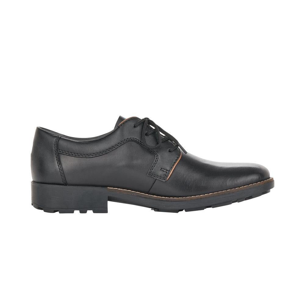 Rieker 16024-00 Men's Black Lace Up Shoes - Beales department store