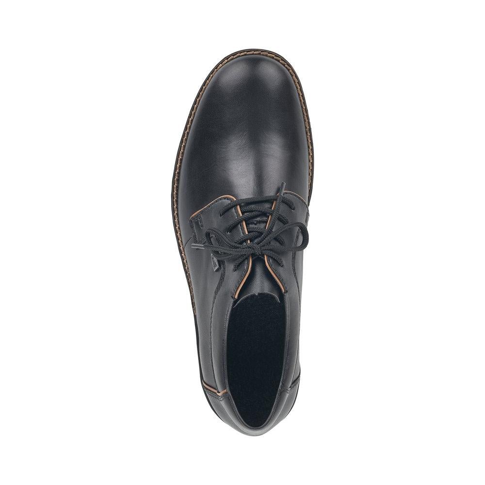 Rieker 16024-00 Men's Black Lace Up Shoes - Beales department store