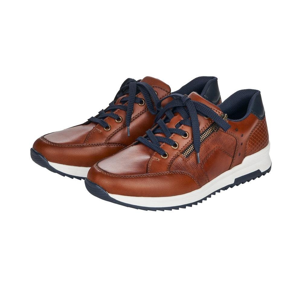 Rieker 16128-24 Men's Brown Lace Up Shoes - Beales department store