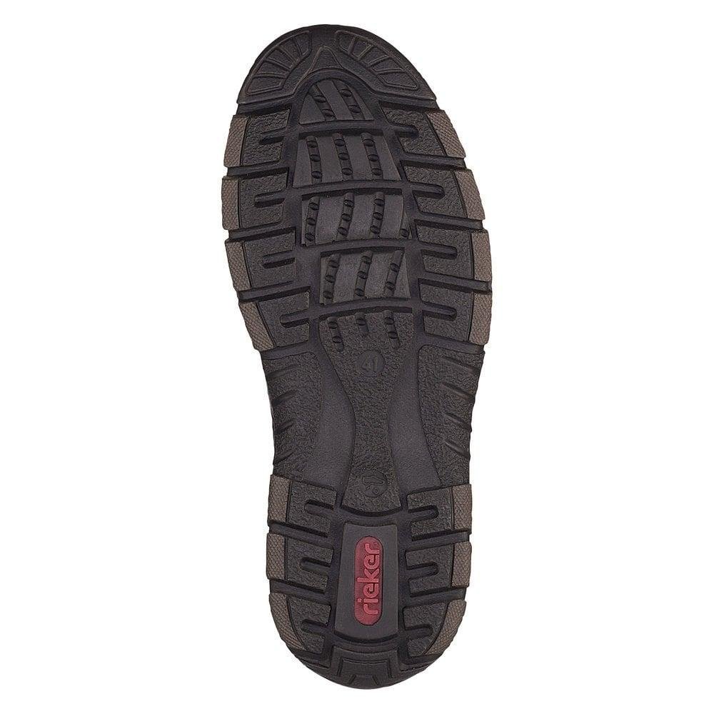 Rieker 19961-03 Men's Black Slip On Shoes - Beales department store