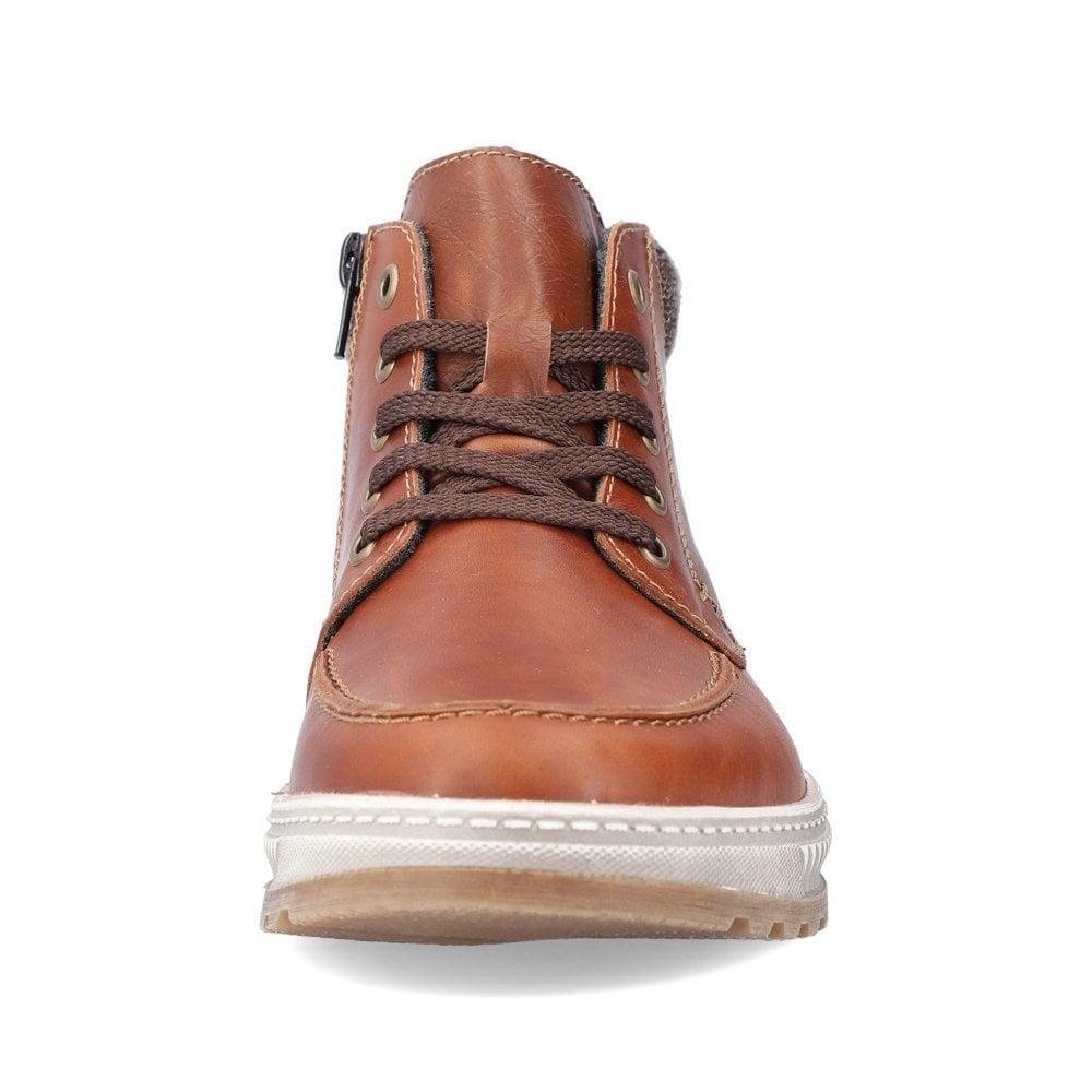 Rieker 37022-24 Ralf Mens Boots - Brown - Beales department store