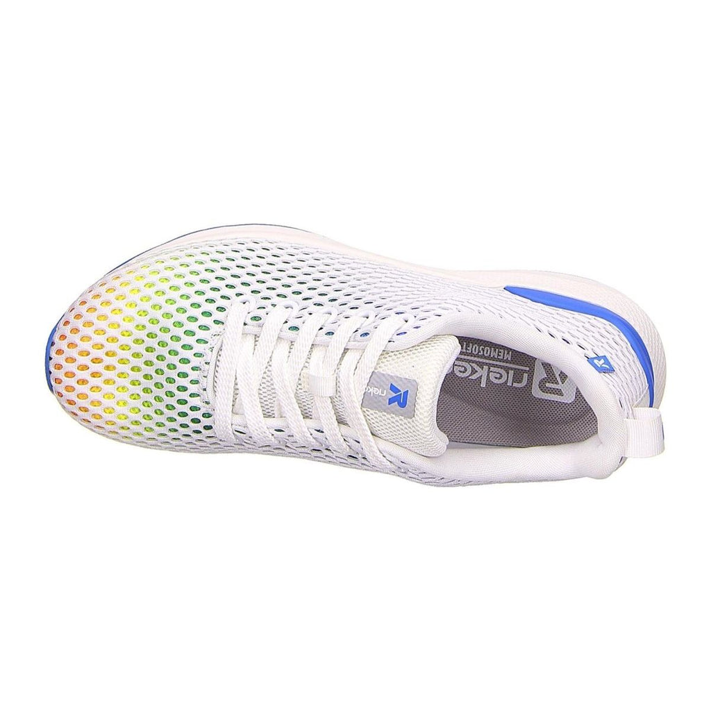 Rieker 40101-90 Ladies Trainers - White Combination - Beales department store