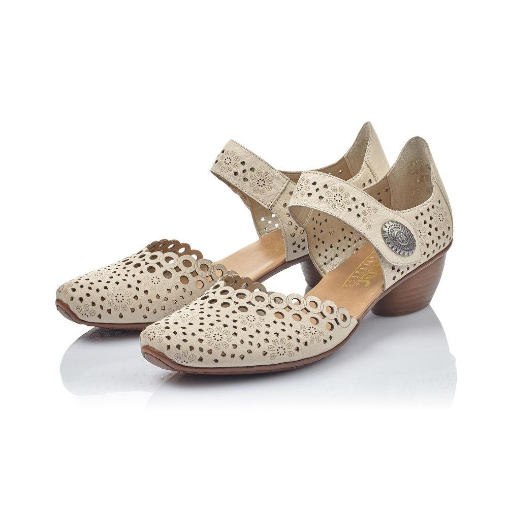 Rieker 43753-60 Mirjam Beige Ladies Shoes - Beales department store