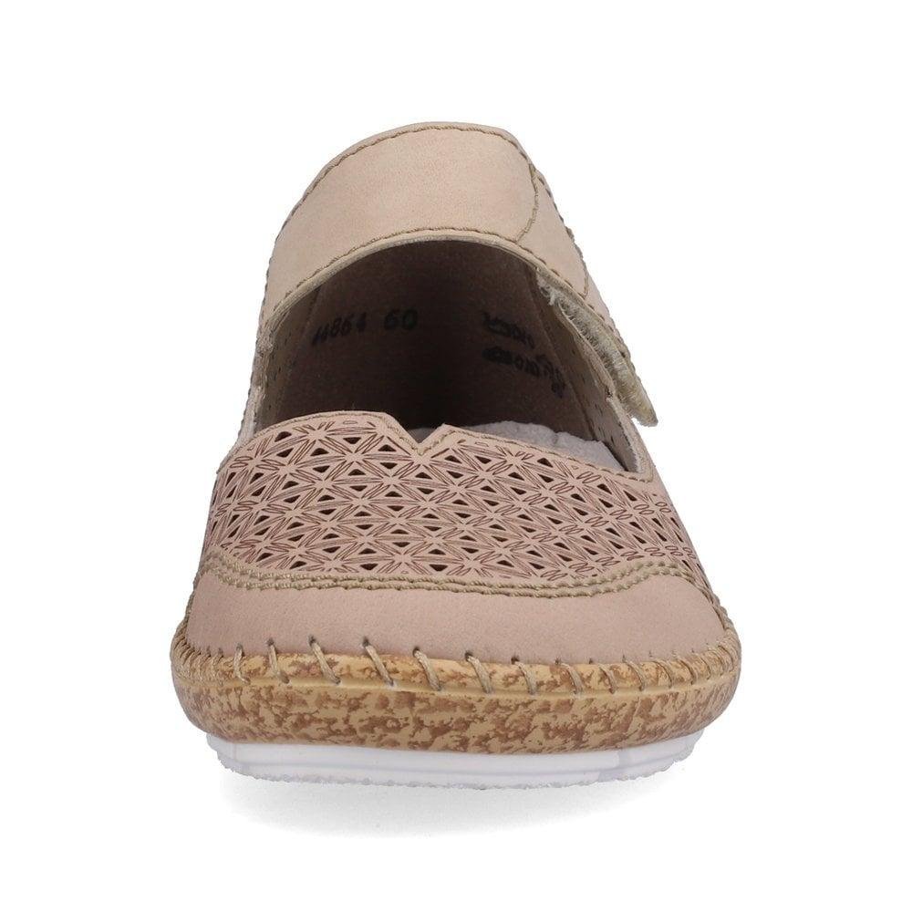 Rieker 44864-60 Cindy Womens Shoes - Beige - Beales department store