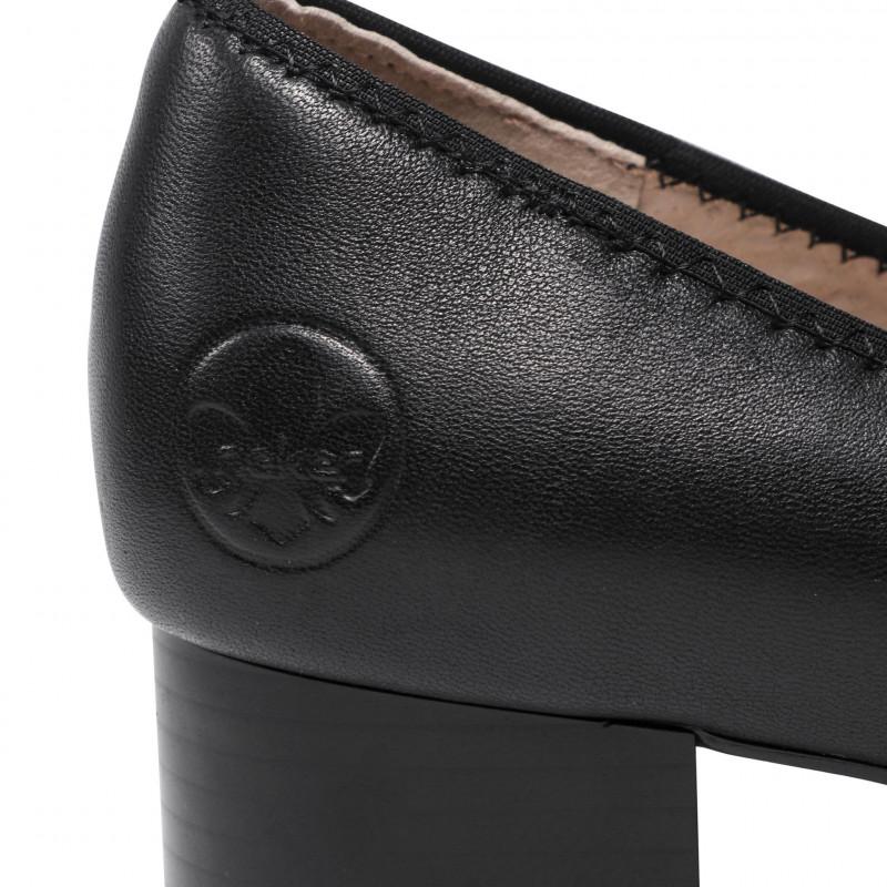 Rieker 49260-00 Verona Womens shoes black - Beales department store