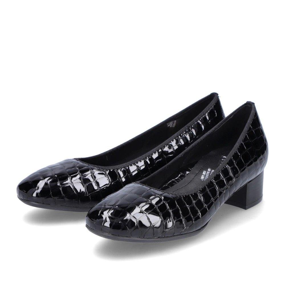 Rieker 49260-02 Ladies Shoes - Black - Beales department store