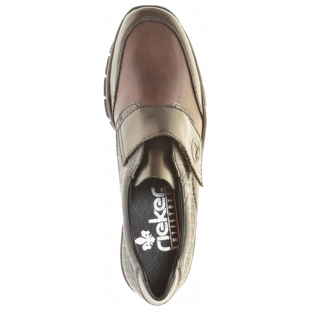 Rieker 53750-25 Doris Womens Shoes Brown - Beales department store