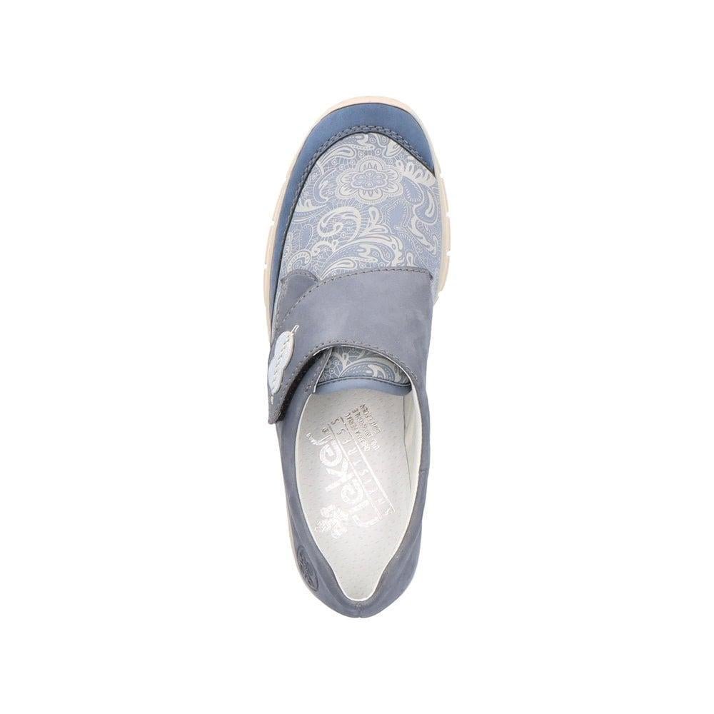 Rieker 537C0-15 Doris Womens Shoes - Blue - Beales department store