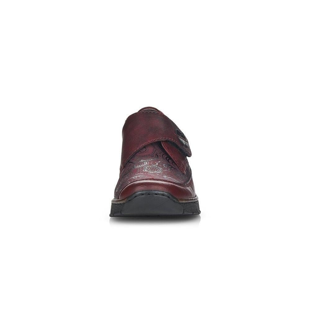 Rieker 537C035 Doris Womens shoes red - Beales department store