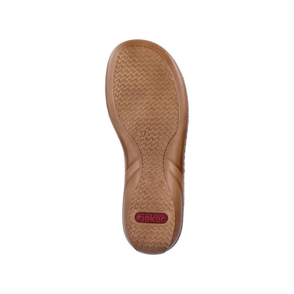 Rieker 608P9-92 Regina Womens Slip-On Sandals - Multi - Beales department store