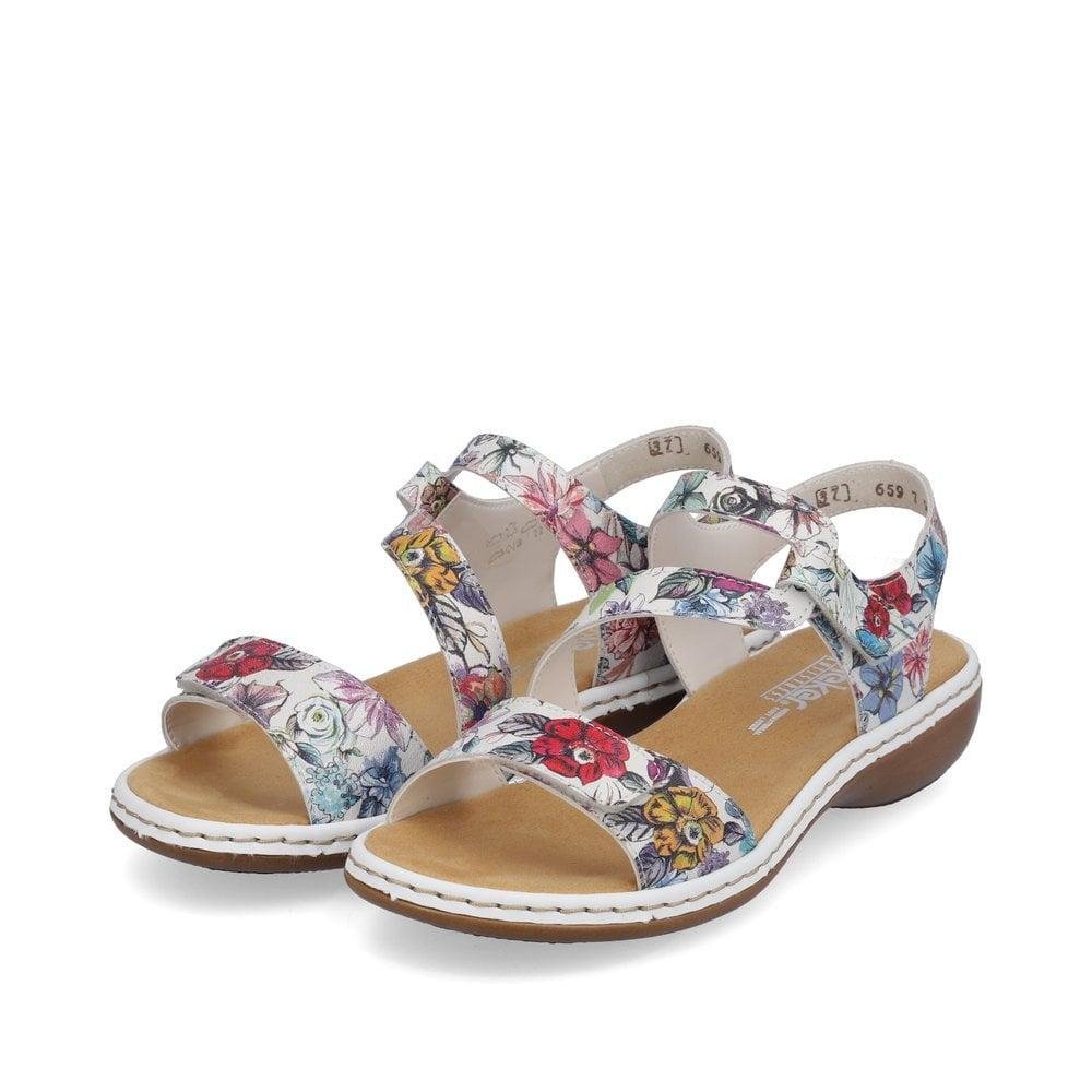 Rieker 659C7-92 Regina Womens Sandals - Multi - Beales department store