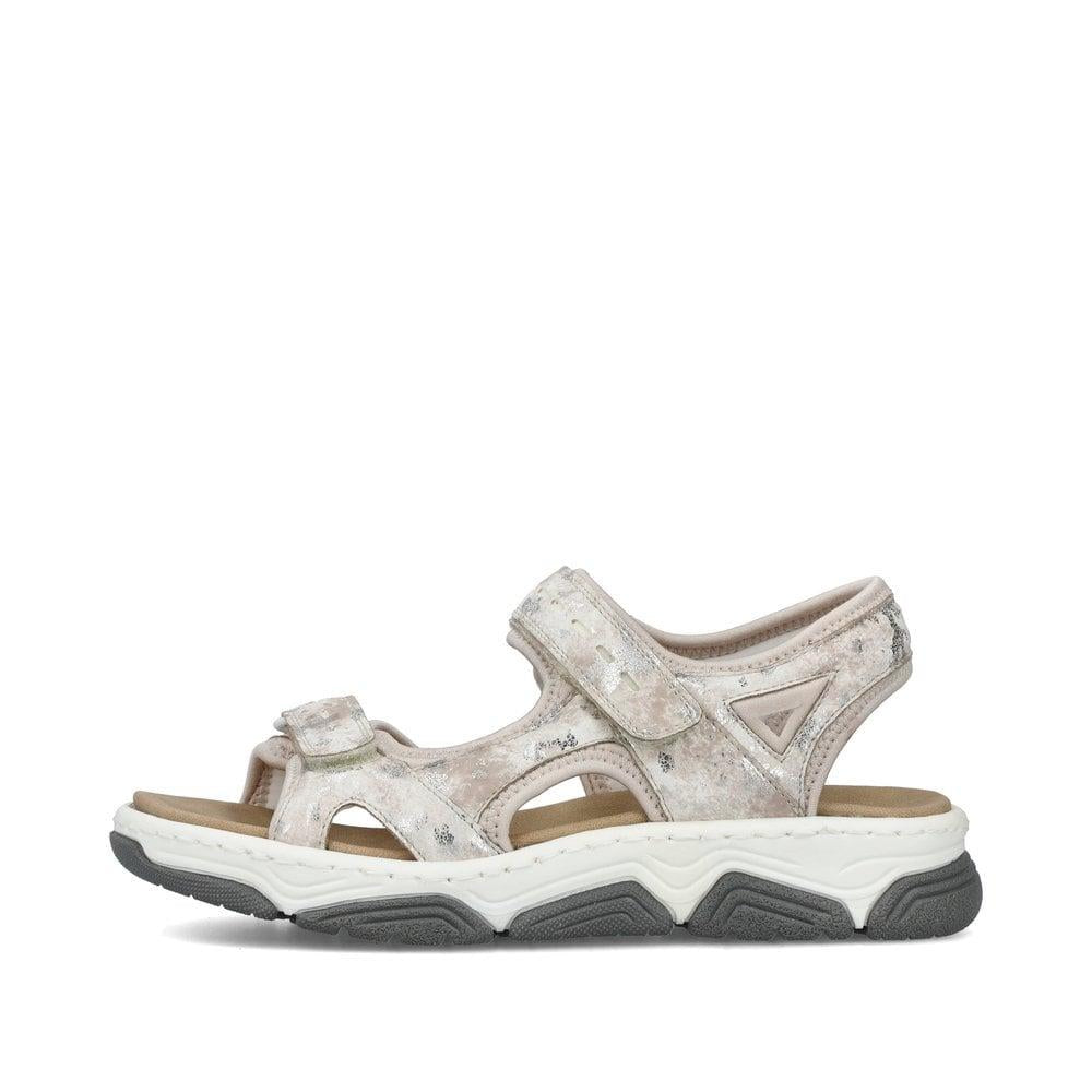 Rieker 69066-60 Clara Womens Sandals - Beige - Beales department store