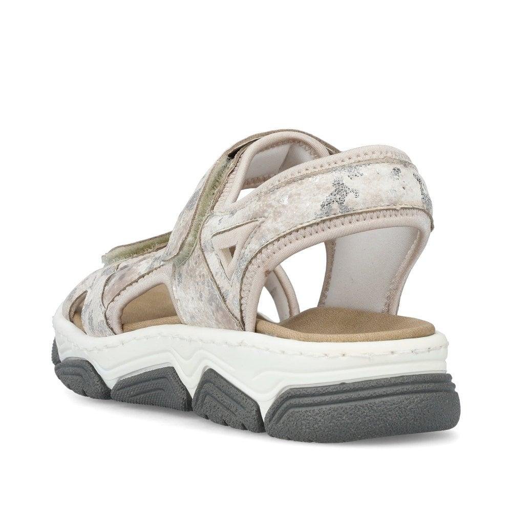 Rieker 69066-60 Clara Womens Sandals - Beige - Beales department store