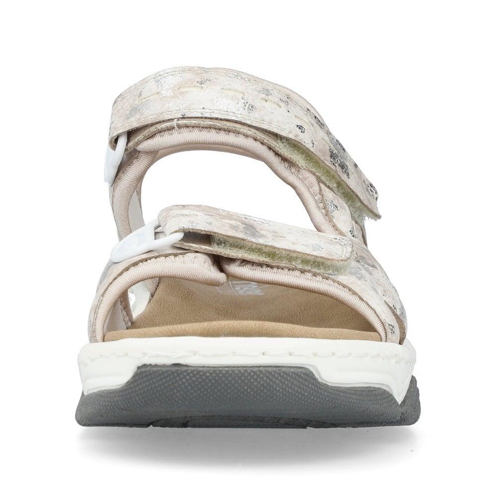 Rieker 69066-60 Clara Womens Sandals - Beige - Beales department store