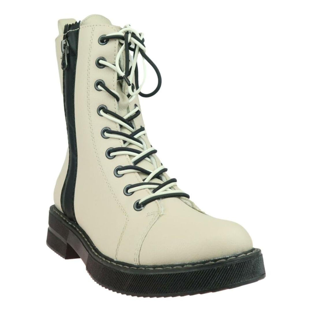 Rieker 72016-60 Payton Women's Boots - Beige - Beales department store