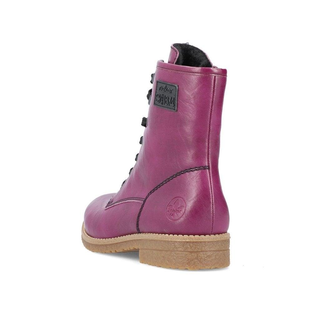 Rieker 73512-30 Patsy Womens Boots - Rose - Beales department store