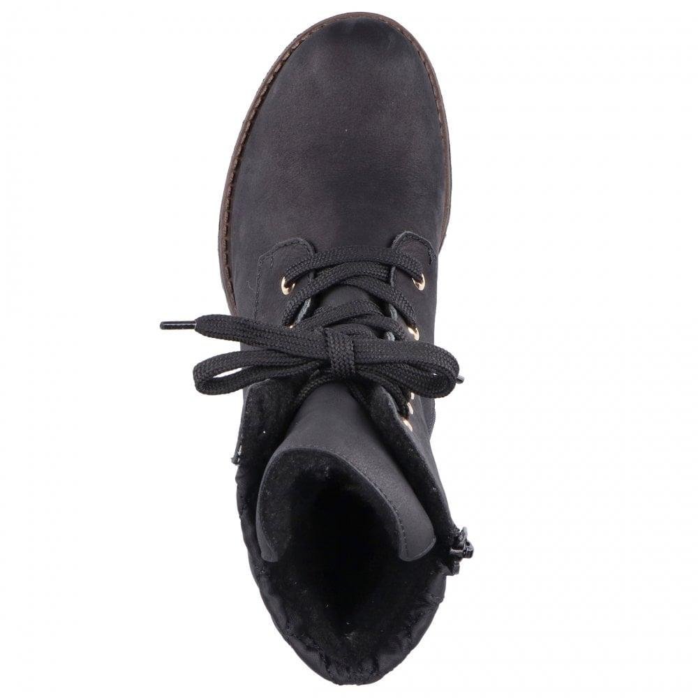 Rieker 78523-01 Payton Womens Shoes Black - Beales department store