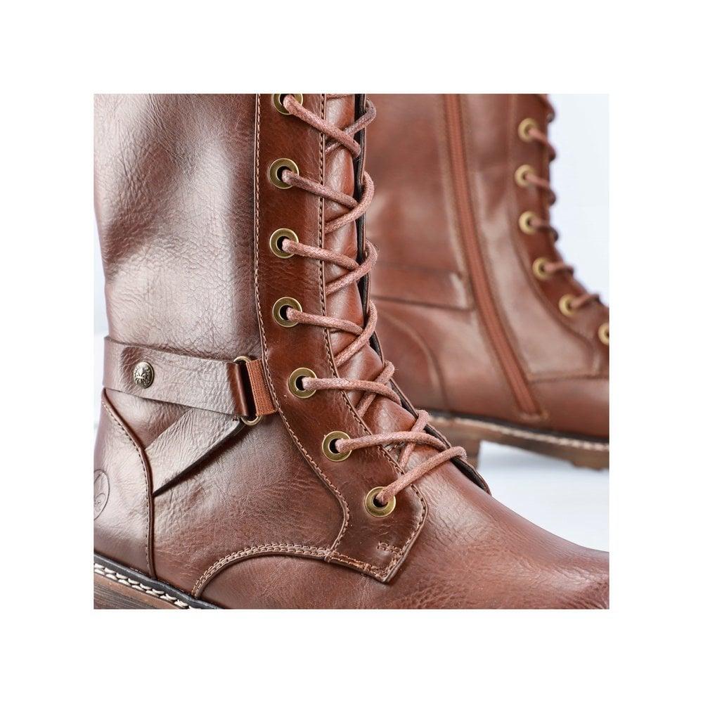 Rieker 94732-24 Dominika Womens Boots - Brown - Beales department store