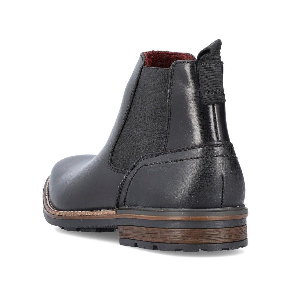 Rieker B1360-00 Johnny Mens Boots - Black - Beales department store