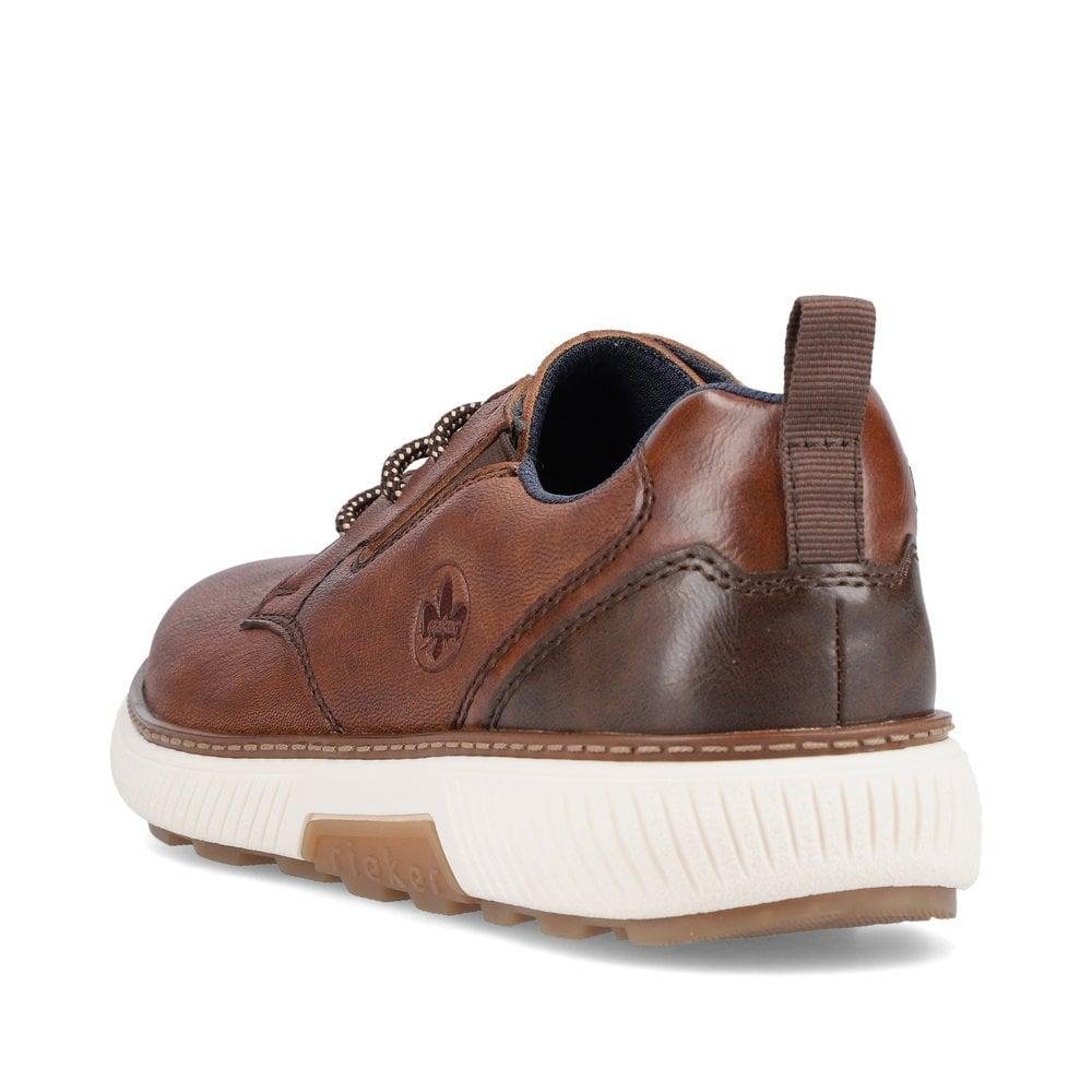 Rieker B3301-22 Mens Shoes - Brown - Beales department store