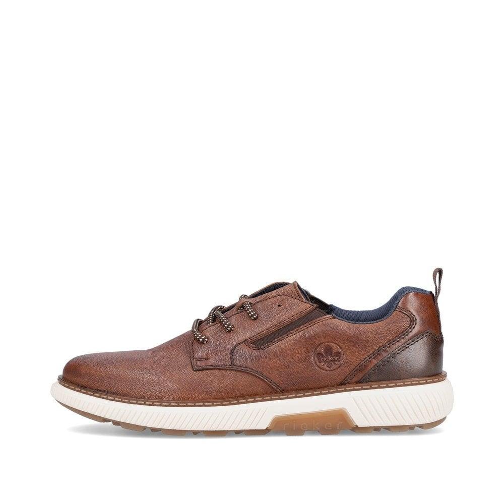 Rieker B3301-22 Mens Shoes - Brown - Beales department store