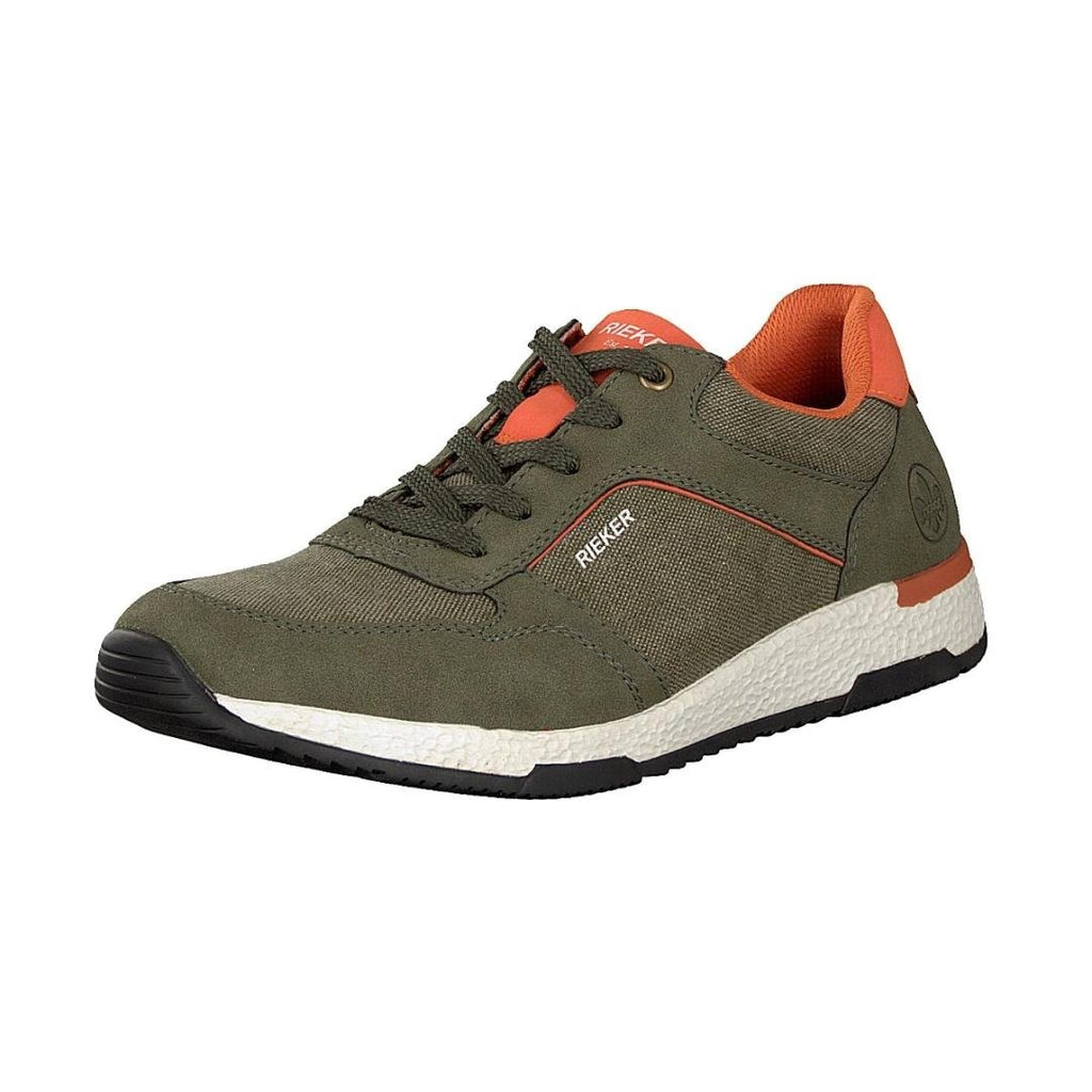 Rieker B3401-54 Terence Mens Shoes - Green - Beales department store