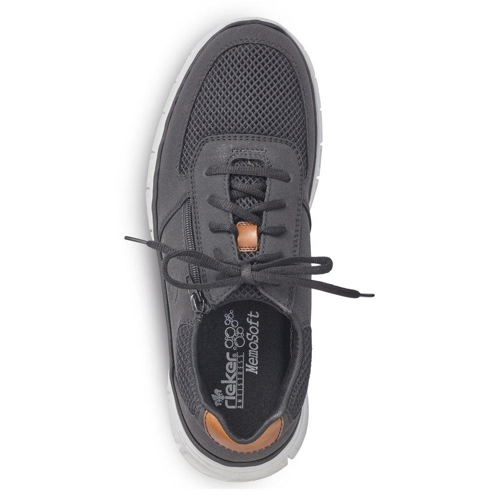 Rieker B4831-00 Men's Bud Black Lace Up Shoes - Beales department store