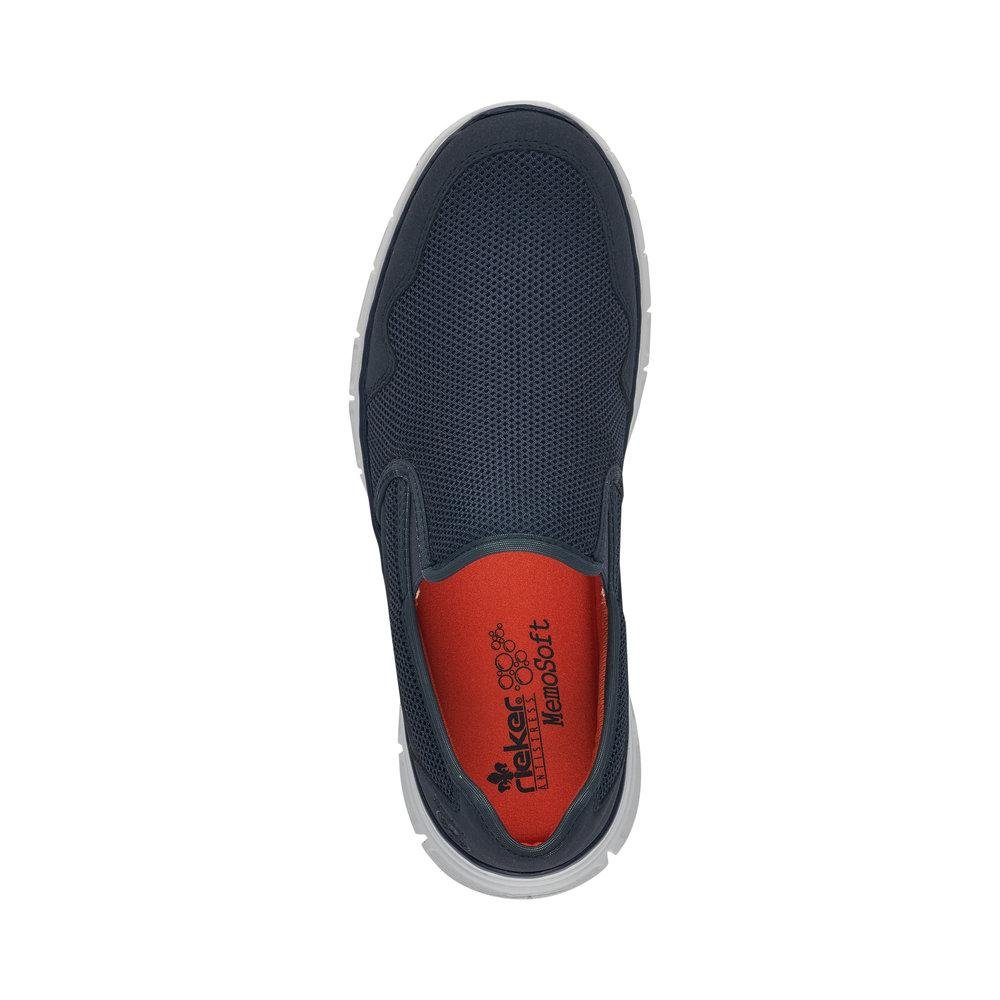 Rieker B4862-14 Men's Bud Blue Slip On Shoes - Beales department store